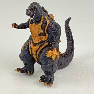 Godzilla Mini 3" PVC Figure Burning Godzilla Movie Monster Series Golden